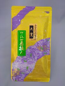 板橋区の㈱時田園の高島平店では天皇陛下が飲まれた大賞(深蒸し茶)を販売中。